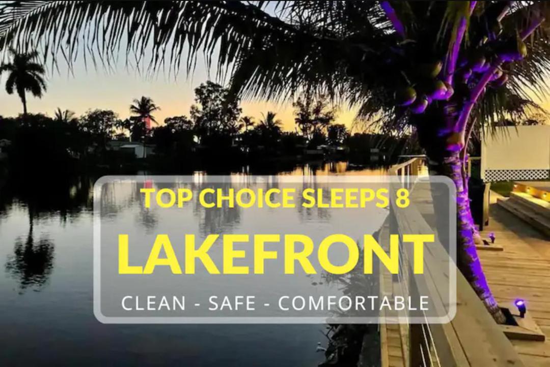 5-Star Lakefront Oasis In Hollywood-Hard Rock Casino Fort Lauderdale Eksteriør bilde